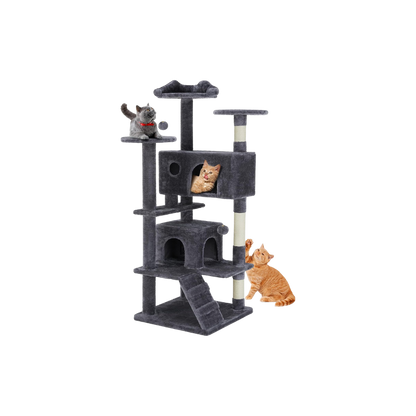 Multi-Level Cat Tree Tall | Cat Tower | Cat Furniture with Condo