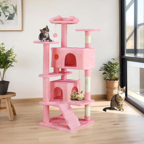 Multi-Level Cat Tree Tall | Cat Tower | Cat Furniture with Condo