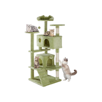 Multi-Level Cat Tree Tall | Cat Tower | Cat Furniture with Condo