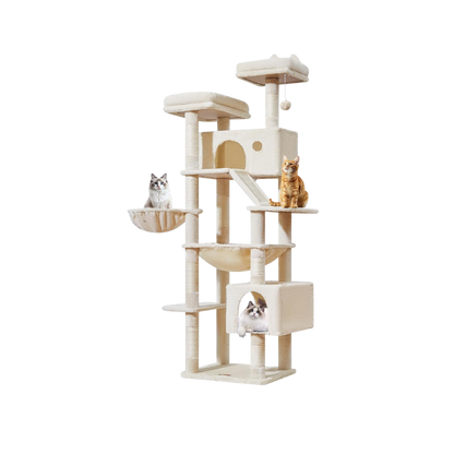 Multi-Level Cat Tree Tall | Cat Tower | Cat Furniture with Condo