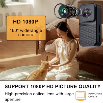 1080P Leather Cat Camera Collar