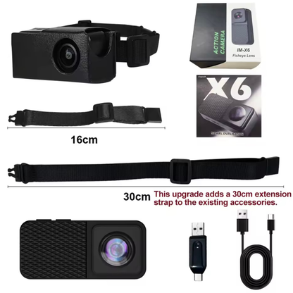 1080P Leather Cat Camera Collar