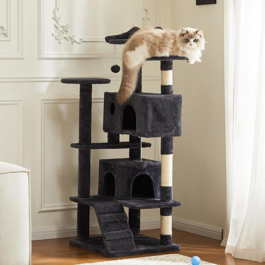 Multi-Level Cat Tree Tall | Cat Tower | Cat Furniture with Condo