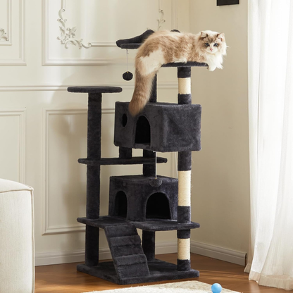 Multi-Level Cat Tree Tall | Cat Tower | Cat Furniture with Condo
