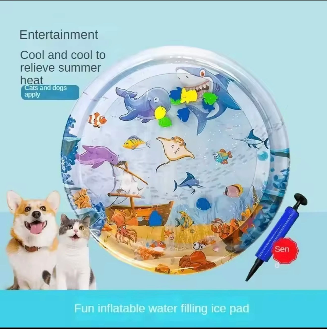 Dog Cooling Mat Summer Pet Cold Bed